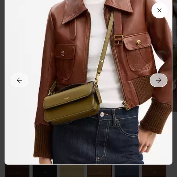 Coach Olive Leather Crossbody Bag - Picture 6 of 6